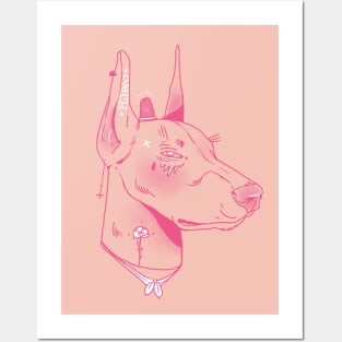 Doberman Posters and Art